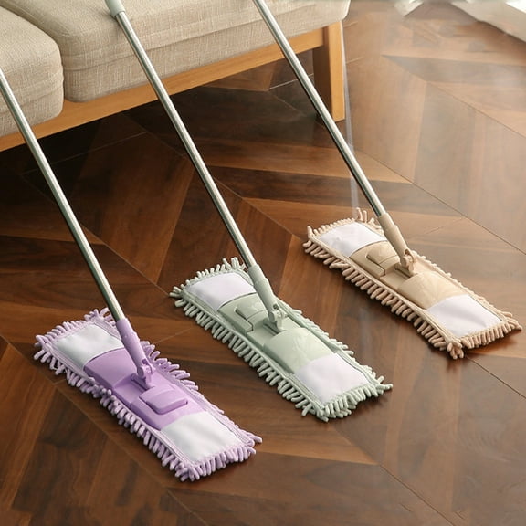 Blaxill 360-Degree Rotating Flat Mop | Swivel Head Reaches Corners | Ergonomic Handle | For Hardwood, Tile, Marble, Laminate | Durable Plastic | Microfiber Pad Compatible | 130x43x13cm | 1 Mop