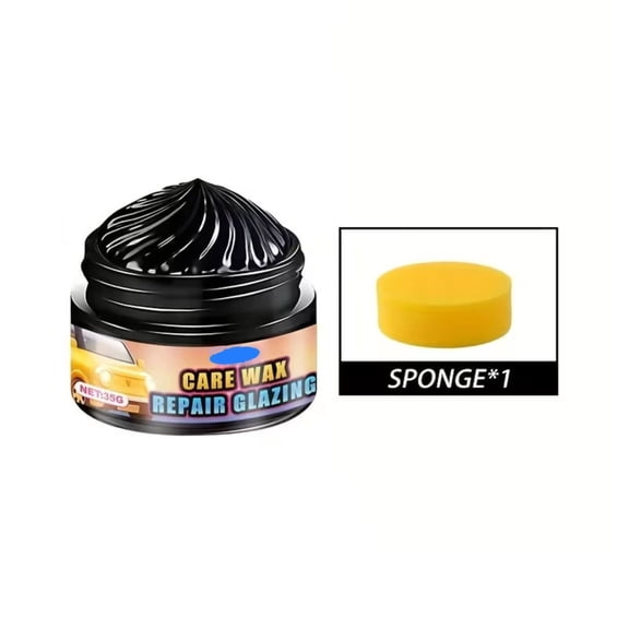 Blaxill Car Plastic and Leather Care Wax | Restores Deep Black Shine | Interior Exterior Reviver | Long-Lasting Protection UV Defense | Non-Greasy Finish | Easy Application | 1 Pack