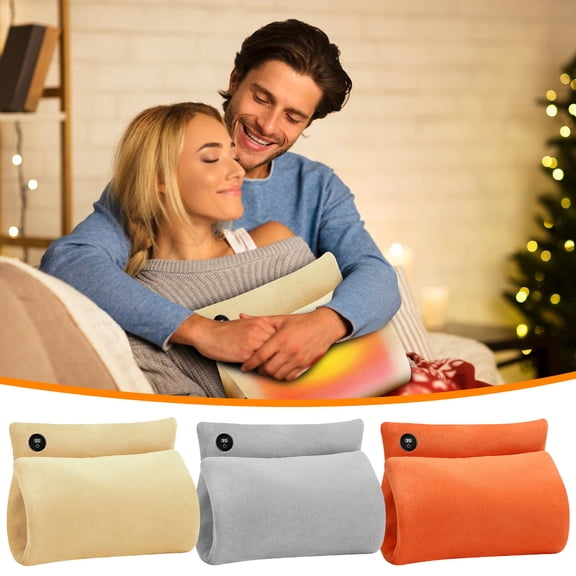 Blaxill Portable Graphene Heated Hand Warmer Bag | Explosion-Proof Heat-Resistant | Double-Sided Heating | Digital Temperature Display | Soft Breathable Fabric | 29x44cm | 3 Gears | USB Powered