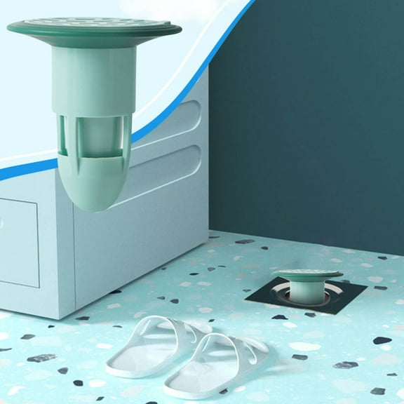 Blaxill Rubber Anti-Odor Floor Drain Catcher | Sewer Backflow Prevention | Hair & Debris Trap | Plug-and-Play Deodorizer | Fits 1.4"-3" Pipes | Quick Drainage | 1 Pack | Universal Shower Sink