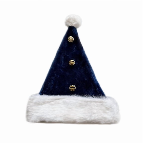 Blaxill Santa Hat Christmas Party Decoration | Thickened Enlarged One Size Fits All Santa Cap | Eye-Catching Festive Holiday Hat for Adults | 1 Pack