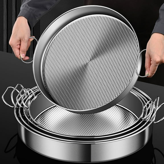 Blaxill Stainless Steel Steaming Grill Pan | 304 Multipurpose Cake Baking Pan | Nonstick Honeycomb Texture | Dual Handle | High Heat Resistant | 24-32cm | Oven Roasting | Dishwasher Safe