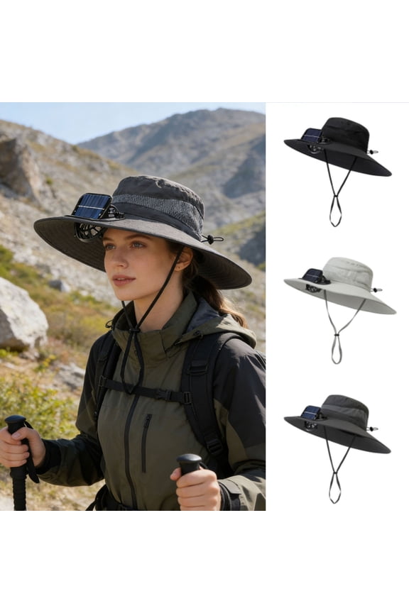 Sun Hat, Wide Brim, Solar , Outdoor Beach Hat, Nylon, Adjustable Fit, Multicolor, Outdoor Activities