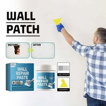 Blaxill Wall Repair Patch Kit | Self-Adhesive Drywall & Plasterboard Solution | Aluminum Reinforced, Crack-Resistant Backing | 1 Patch | Fast Fix for Holes & Dents