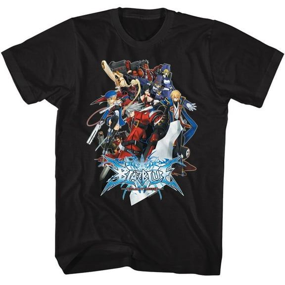 Blazblue Calamity Trigger Men's T Shirt (Black, AdultM)