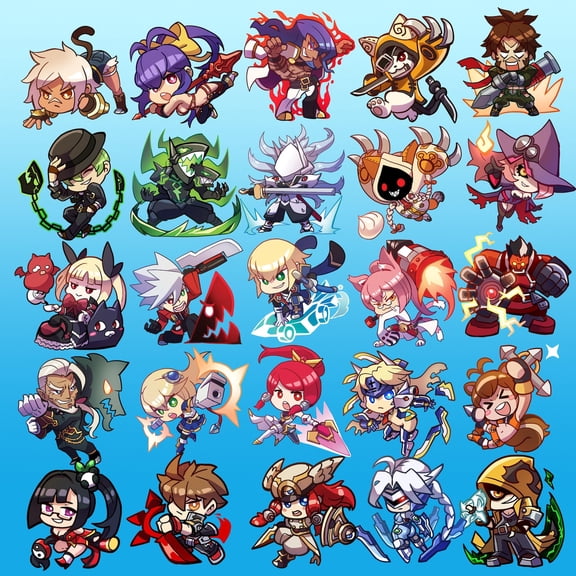 Blazblue keychain 1 packs, random 1 pack