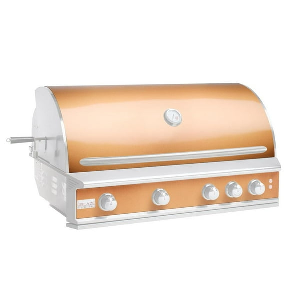 Blaze 4 Burner Professional LUX Grill Skin & Control Panel Cover - Rose Gold / Copper - BLZ-4PROSK-RG