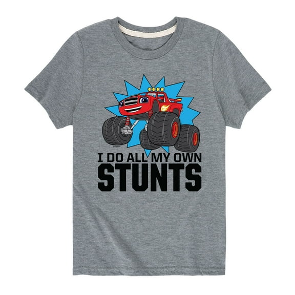 Blaze - All Stunts - Toddler And Youth Short Sleeve Graphic T-Shirt
