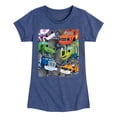 thumbnail image 1 of Blaze And The Monseter Machine - Blaze And Friends - Youth Girls Fitted Short Sleeve T-Shirt, 1 of 4