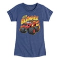 thumbnail image 1 of Blaze And The Monseter Machine - Lets Blaze - Youth Girls Fitted Short Sleeve T-Shirt, 1 of 4