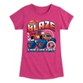 thumbnail image 1 of Blaze And The Monseter Machine - Racing - Youth Girls Fitted Short Sleeve T-Shirt, 1 of 4