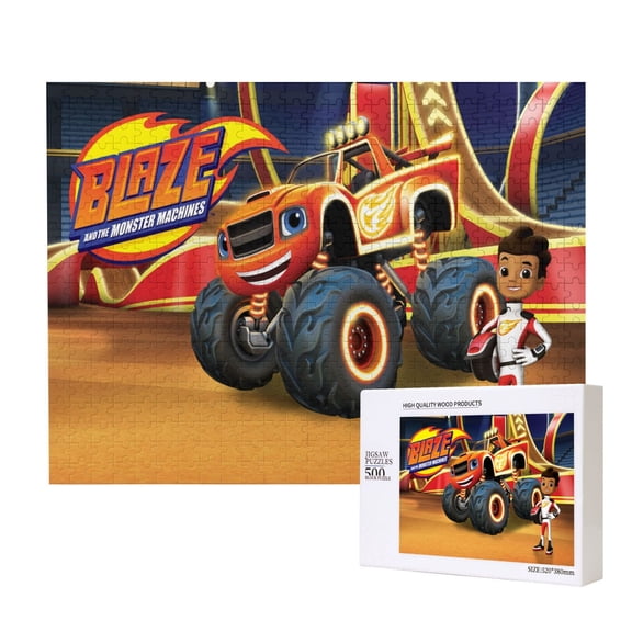 Blaze And The Monster Machines Jigsaw Puzzle,500 puzzle pieces Gift Toys Art Home Decor