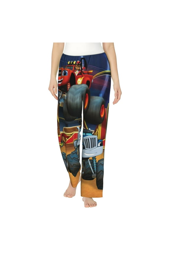 Women's Pajama Pants Ultra Soft Comfy Sleep Lounge Pants Cartoon Print Lightweight Casual Bottoms Loungewear