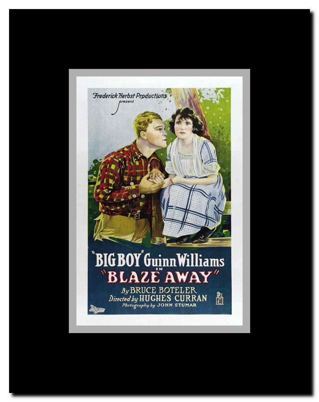Blaze Away Framed Movie Poster