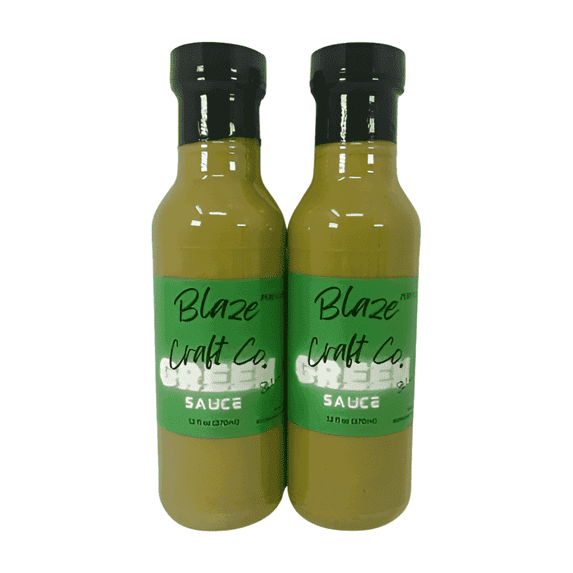 Blaze Craft Co. Green Sauce – Authentic Peruvian Hot Sauce, Vegan, Non-GMO, 12 oz