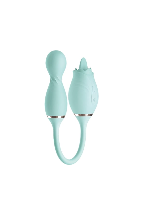 Blaze Exciter Rechargeable Clitoral G-Spot Vibrator, Aqua