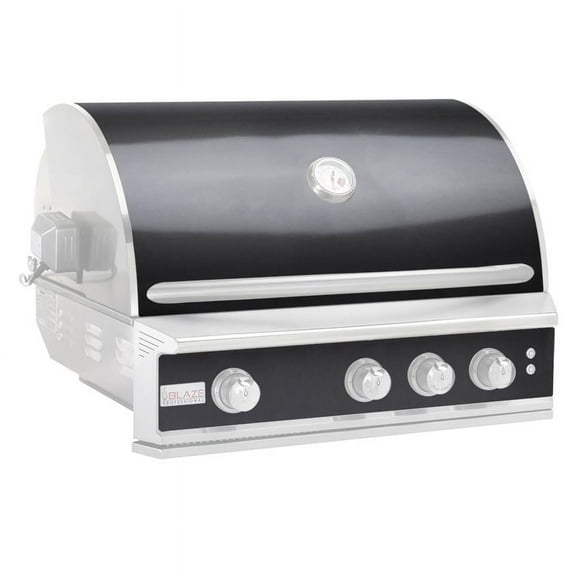Blaze Grill Skin & Control Panel Cover in Black for 34-Inch Gas Grills - BLZ-3PROSK-BLK