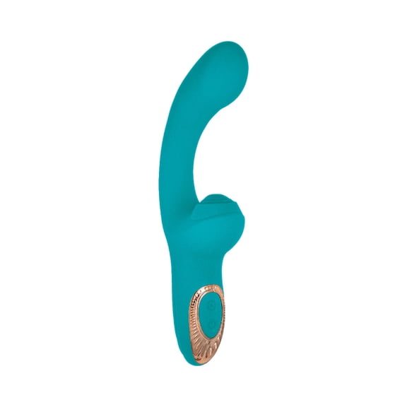 Blaze Heat-Up Thumper Massager G-Spot Vibrator, Aqua