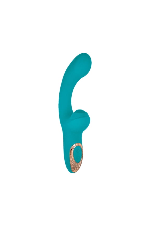 Blaze Heat-Up Thumper Massager G-Spot Vibrator, Aqua