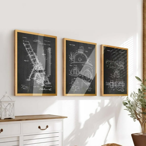 Blaze Heroes Fire Fighter Invention Patent Posters Perfect Firefighters & Firefighter Enthusiasts Wb616 621, Poster Only