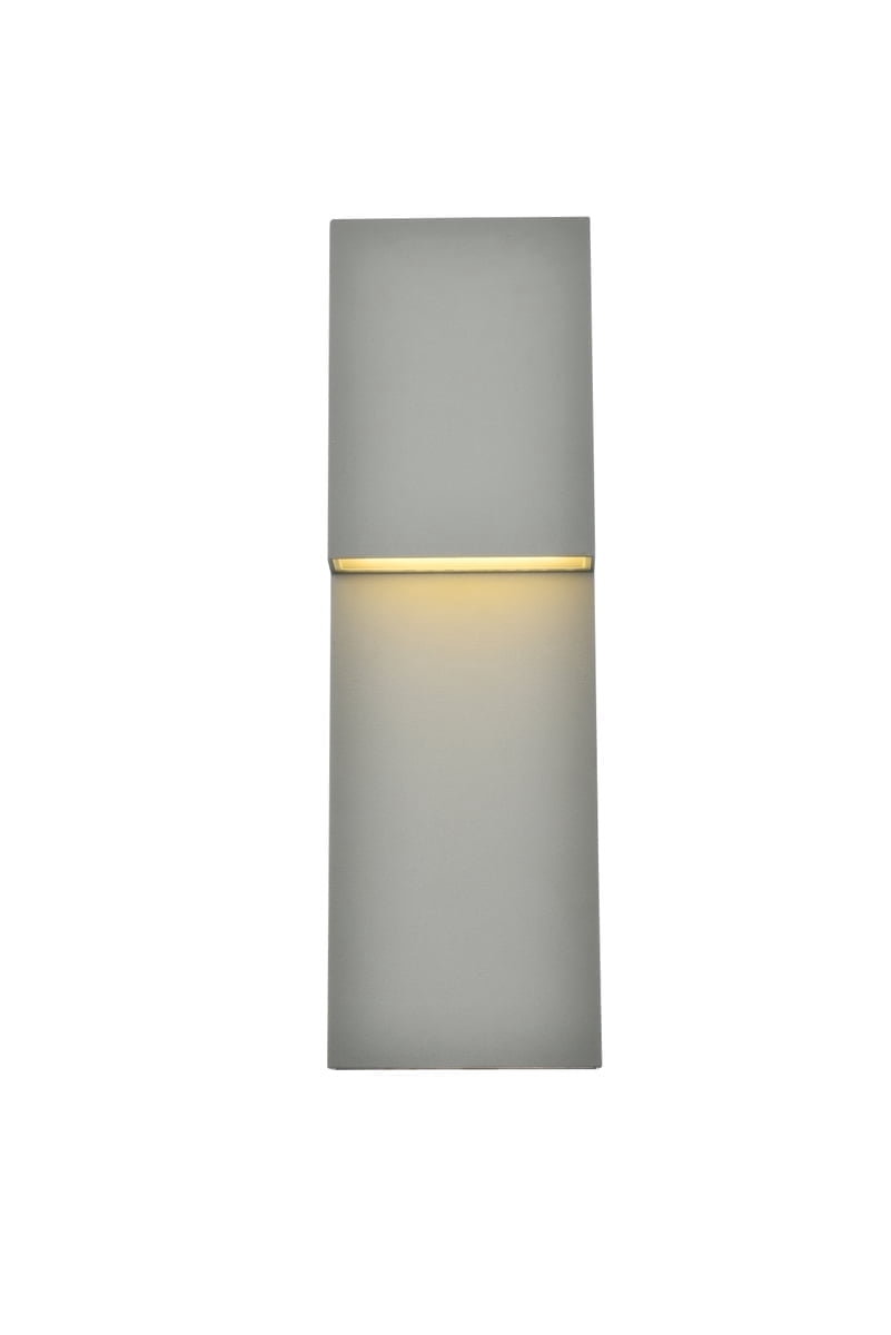 Blaze Light Outdoor Wall Light: Led in Silver