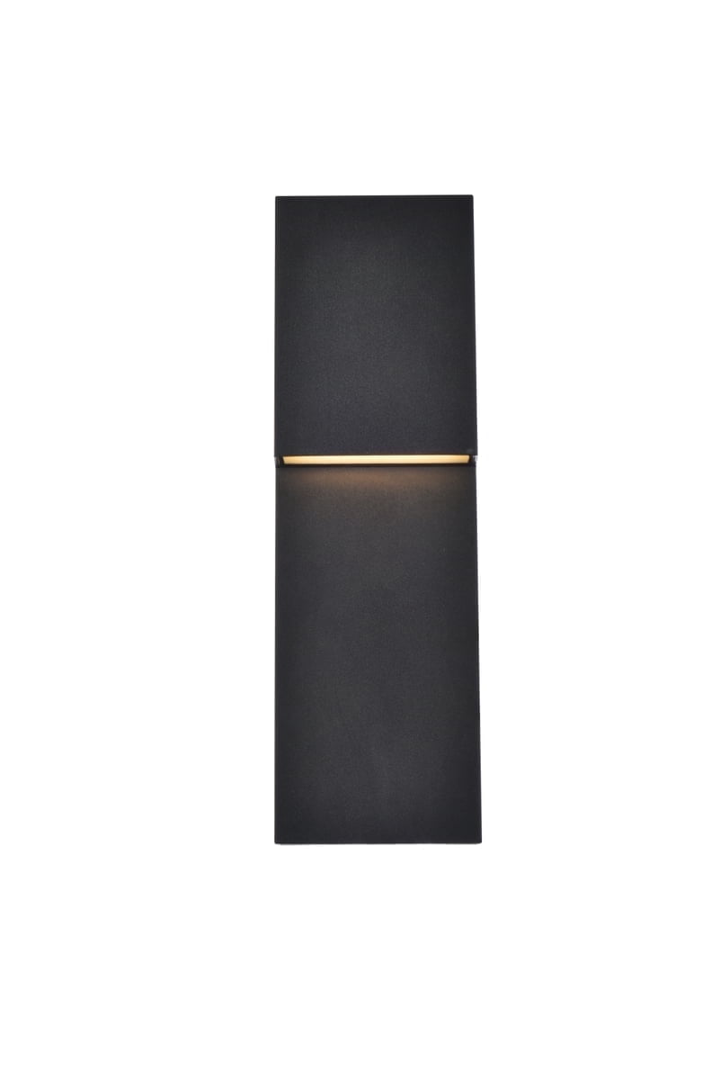 Blaze Light Outdoor Wall Light: Led in black