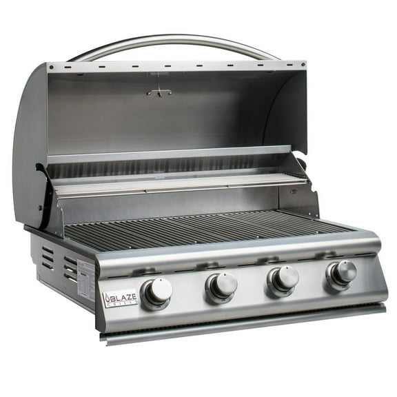 Blaze Prelude LBM 32-Inch 4-Burner Stainless Steel Natural Gas Grill with Push & Turn Ignition