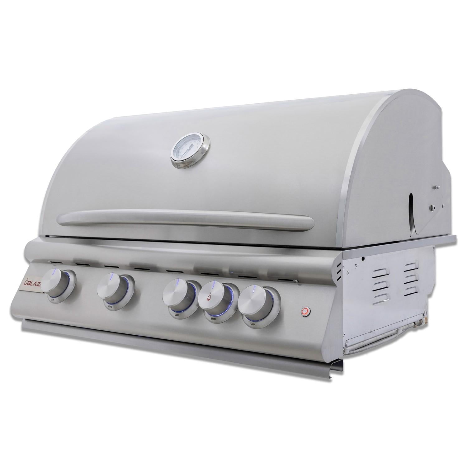 Blaze Premium 32-Inch Built-In Stainless Steel Gas Grill with Rotisserie