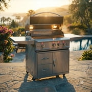 Blaze Professional LUX 34-in 3-Burner Propane Grill w/ Rotisserie