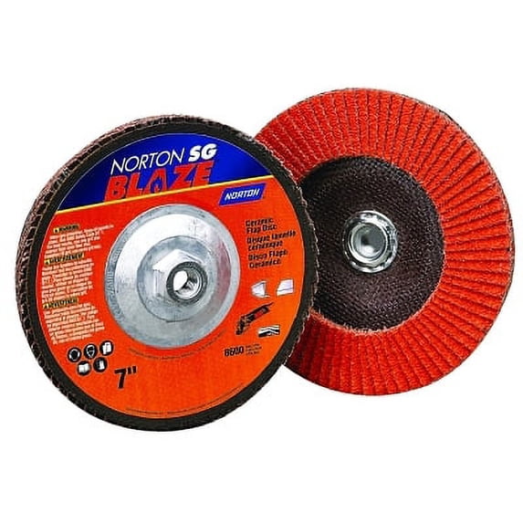 Blaze Type 29 Flap Discs, 4 1/2 in, 40 Grit, 5/8 in - 11 Arbor, 13,000 rpm | Bundle of 5 Each