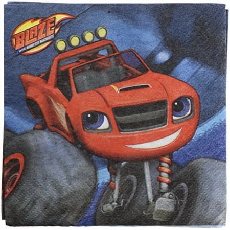 Blaze and the Monster Machines Beverage Napkins, Party Favor