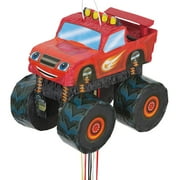 Blaze and the Monster Machines Birthday Pinata, Pull String, 14in x 14in, 1ct