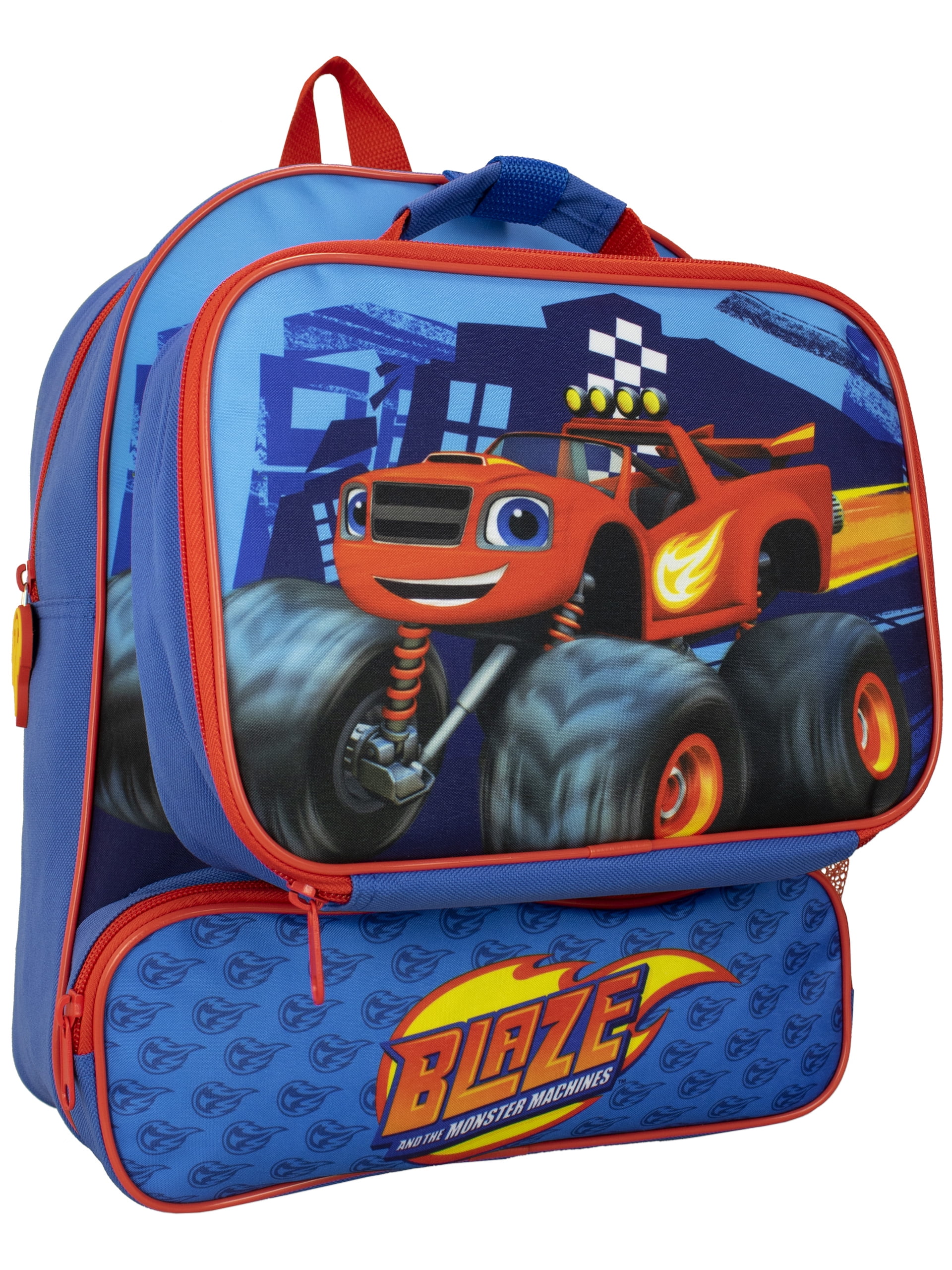 Blaze and the Monster Machines Boys Backpack and Lunch Bag Set One Size -  Walmart.com
