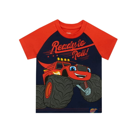 Blaze and the Monster Machines Boys Blaze T-Shirt Blue Sizes 2T-8