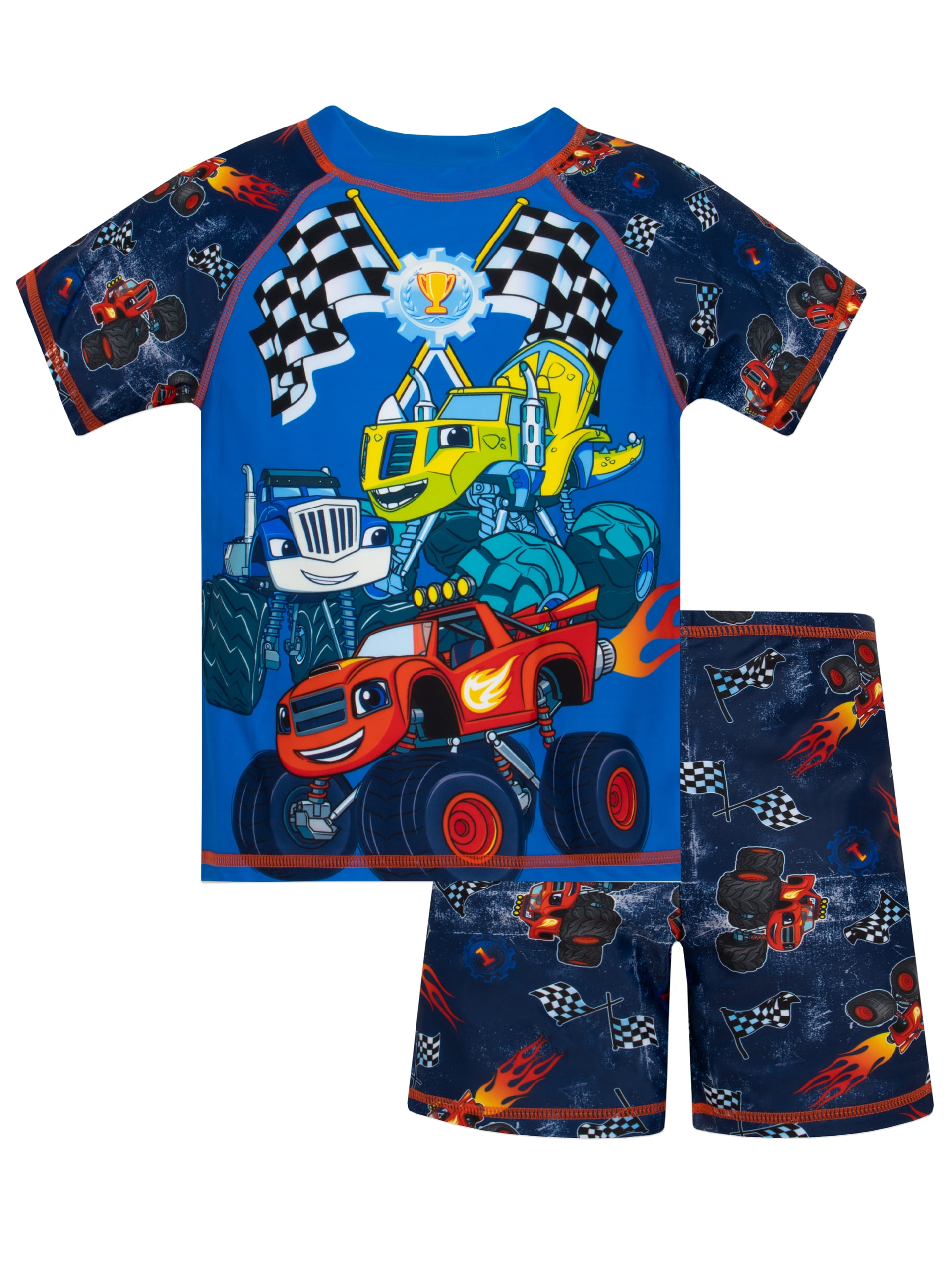 Blaze ＆ theモンスターMachines Boys ' Blaze and the Monster Machinesパジャマ カラー: ホワイト並行輸入 http:⁄⁄⁄press⁄nick-jr⁄series⁄blaze-and-the-monster