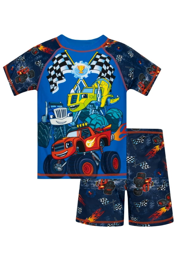 Boys Swimsuit Blue Sizes 2T-8