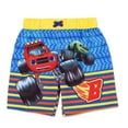 thumbnail image 1 of Blaze and the Monster Machines Little Boys Swim Trunks Toddler to Little Kid, 1 of 5