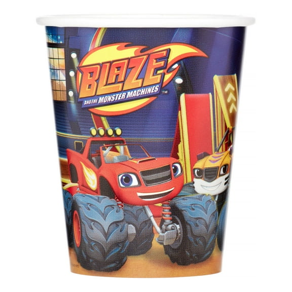 Blaze and the Monster Machines Paper Cups, 9 Oz, 8 Ct