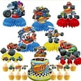thumbnail image 1 of Blaze and the Monster Machines Party Decor Supplies Honeycomb Centerpieces Table Toppers Cake Toppers Decorations for Birthday, 1 of 5
