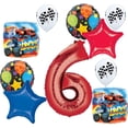 thumbnail image 1 of Blaze and the Monster Machines Party Supplies 6th Birthday Balloon Bouquet Decorations, 1 of 7