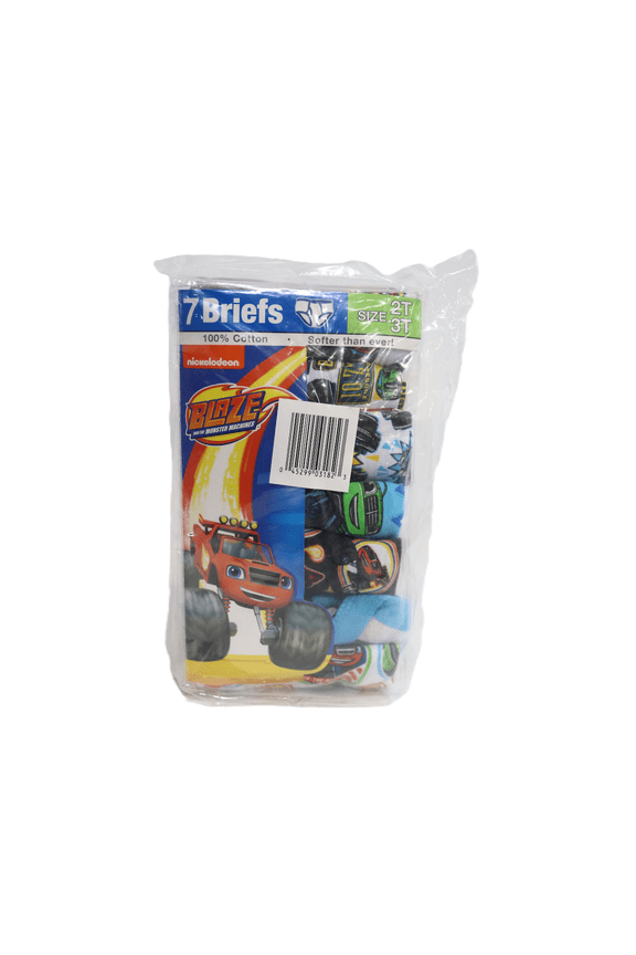 Blaze and the Monster Machines Toddler Boys 7 Pack Underwear Briefs, Multi, 2T/3T