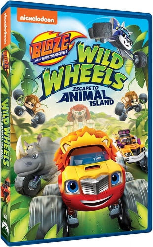 PARAMOUNT Blaze and the Monster Machines: Wild Wheels Escape to Animal Island (DVD), Nickelodeon, Kids & Family