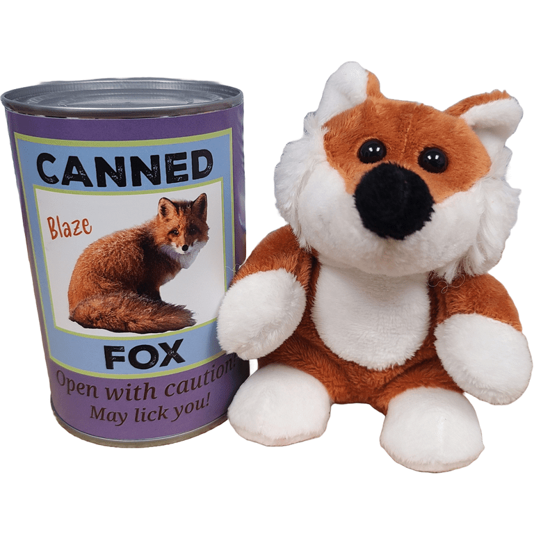 Blaze the Canned Fox - Unique present for birthdays! Great gift