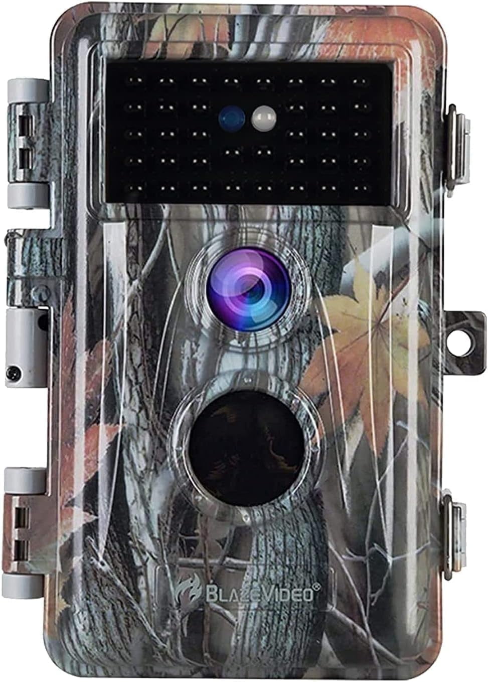 BlazeVideo Professional Game and Deer Trail Camera with Night Version 24MP Photo 1296P Video Wildlife Tree Cam Motion Activated No Glow IP66 Waterproof for Outdoor Tracking and Indoor Security