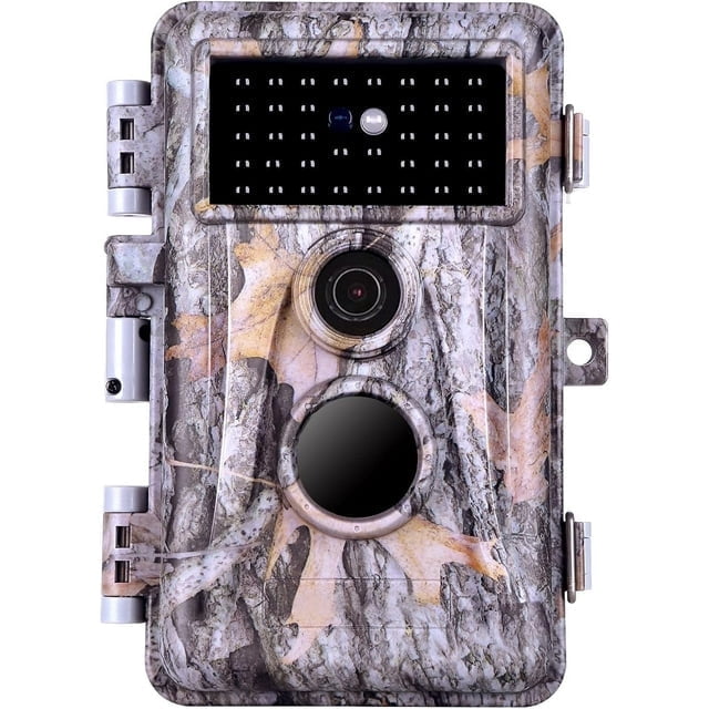 BlazeVideo Hunting Trail Camera BV252GRAY 64MP 1296P Night Vision Motion Activated 1-Pack