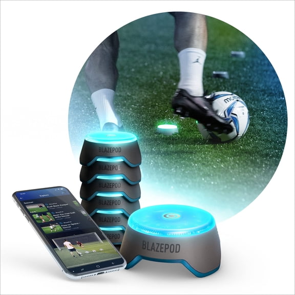 BlazePod Reaction Training Platform for Agility & Speed for Athletes & Trainers (6 Pods)