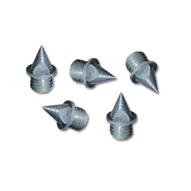 Silver Metal 1/4-inch Pyramid Spikes for Running Shoes, Bag of 100