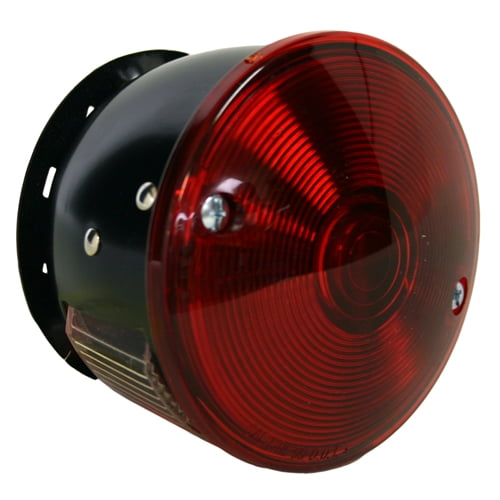 Blazer International Hopkins B55UW 3-7/8" Red Round LED Stop Tail Turn Light – Waterproof Submersible Trailer Light for RV, Boat, Truck, Camper, Utility Vehicles
