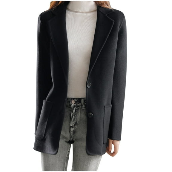 Blazer Jackets for Women Casual Blazers Open Front Long Sleeve Work Office Sweater Blazer Women