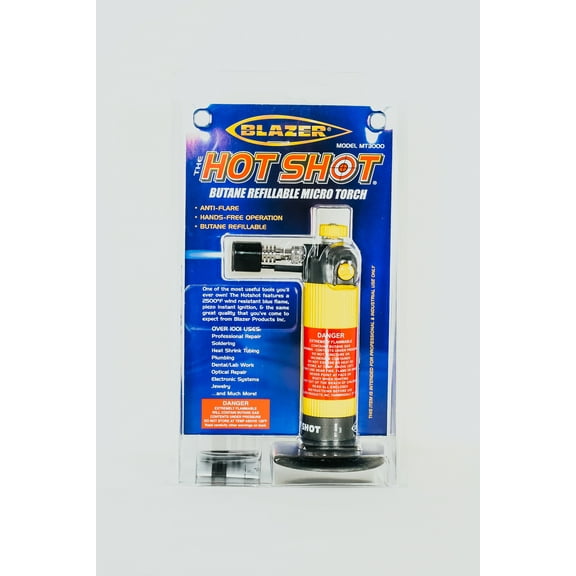 Blazer MT3000 Hot Shot Butane Torch, Yellow